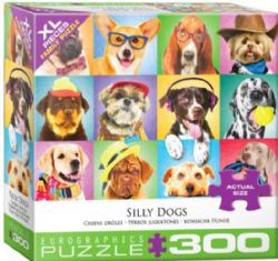 EUROGRAPHICS CASSE-TÊTE 300 LARGES PIÈCES - PORTRAITS DE CHIENS COSTUMÉS

